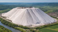 Imponerande saltberg i Tyskland – över 200 meter högt och med 200 miljoner ton salt